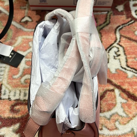 Kate Spade Pebbled Leather Medium Tote Crossbody In Coral Gable- So pretty! - Picture 7 of 10